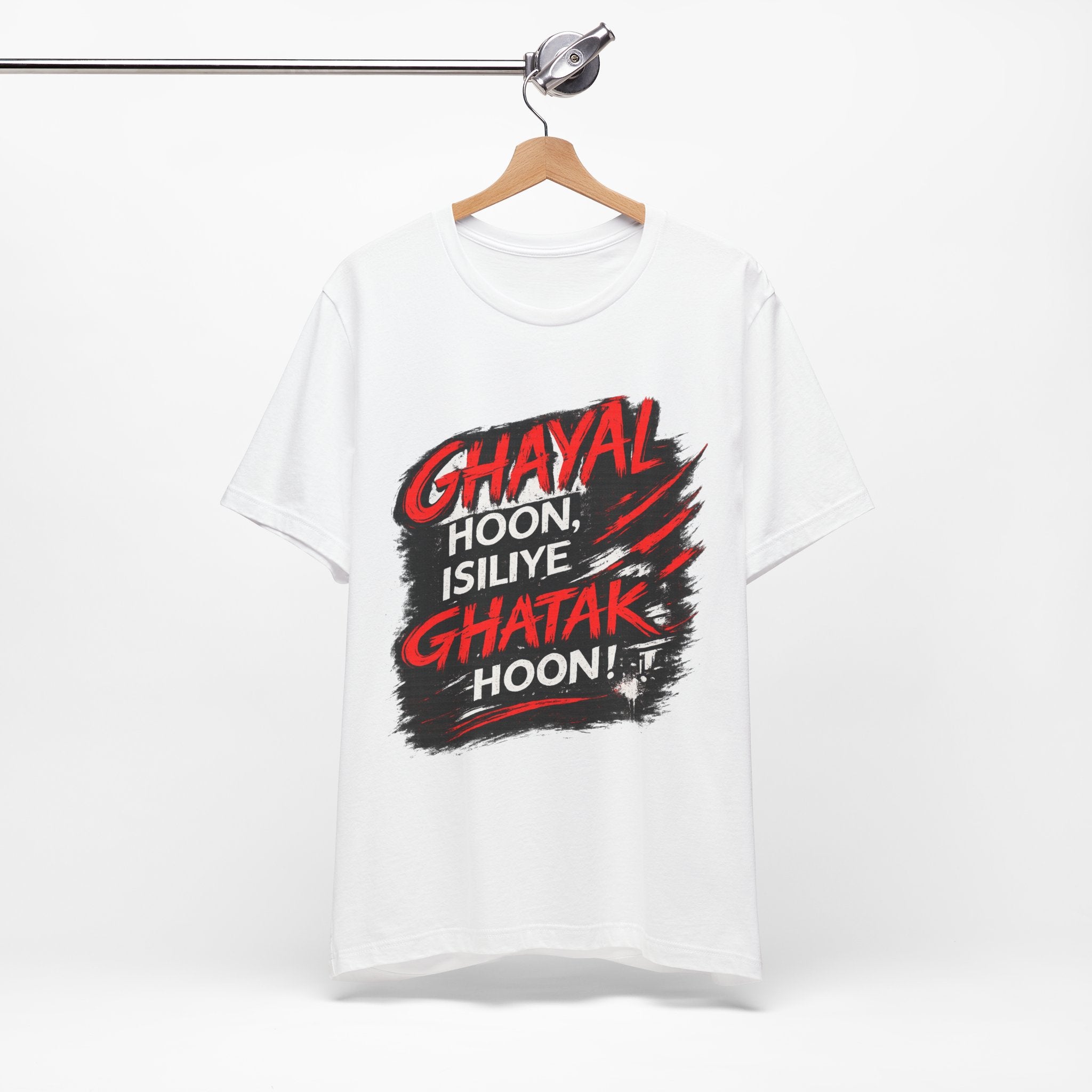Ghayal Hoon, Isiliye Ghatak Hoon – Bollywood Dialogue T-Shirt