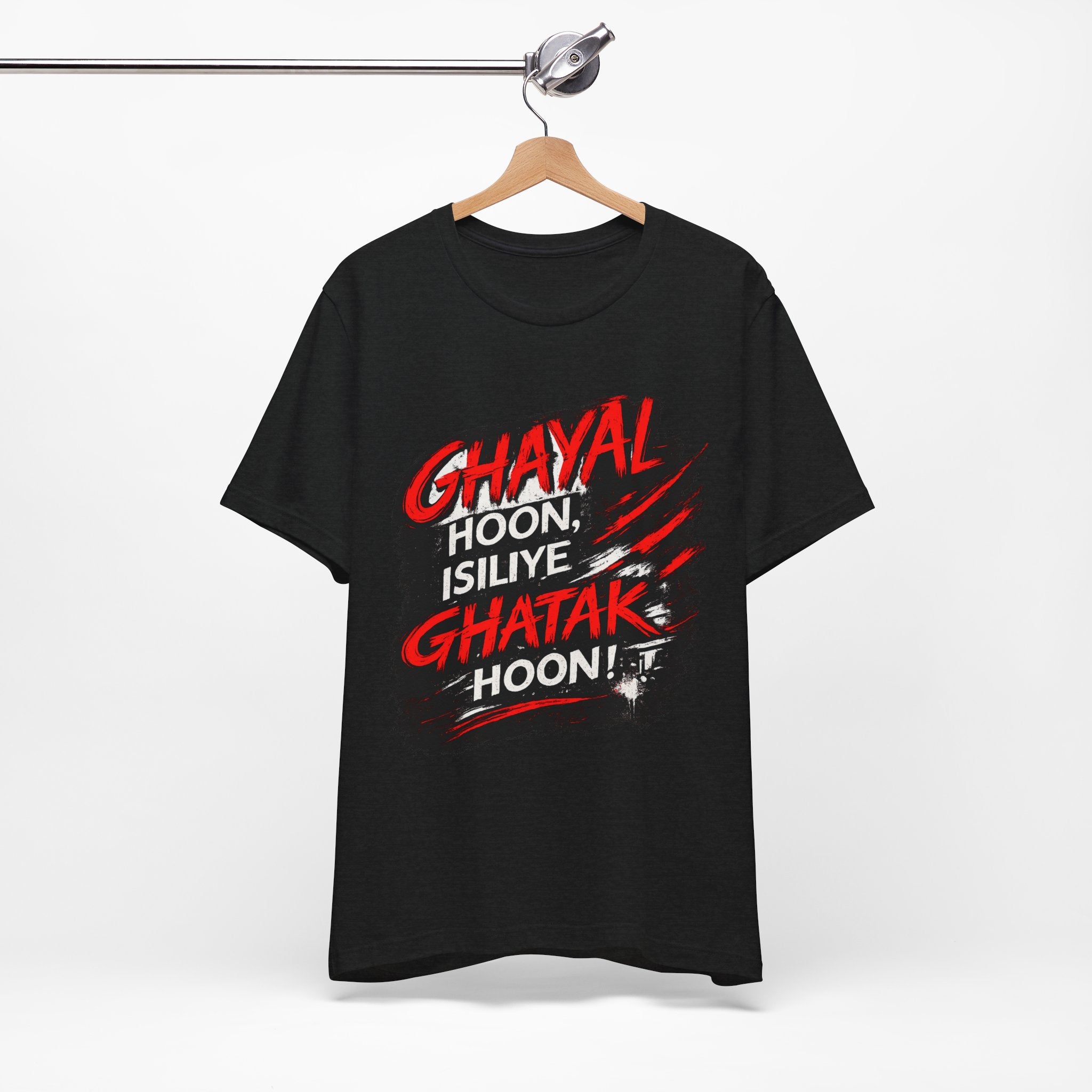 Ghayal Hoon, Isiliye Ghatak Hoon – Bollywood Dialogue T-Shirt